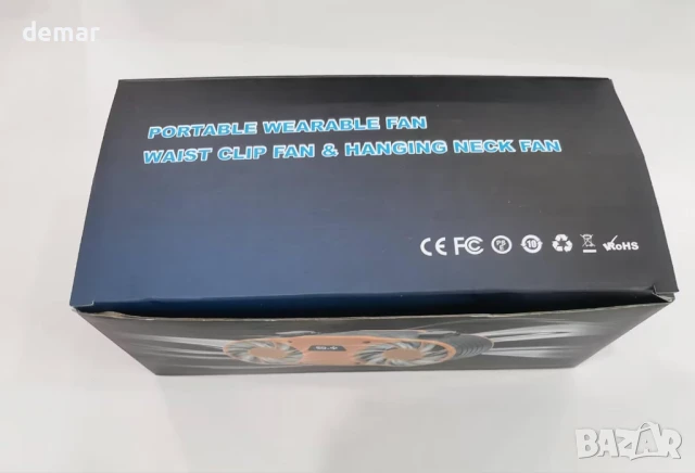 FERNIDA Преносим вентилатор за кръста/висящ на врата, акумулаторен 20000mAh, снимка 8 - Вентилатори - 50594460