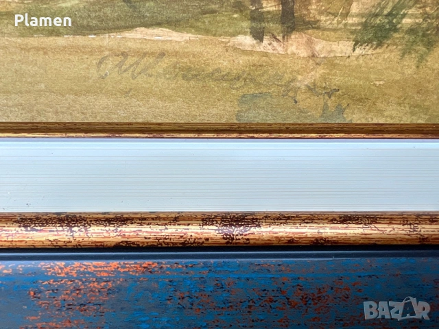 УНИКАТ КАРТИНА ПОДПИСАНА И ДАТИРАНА, снимка 4 - Картини - 54133814