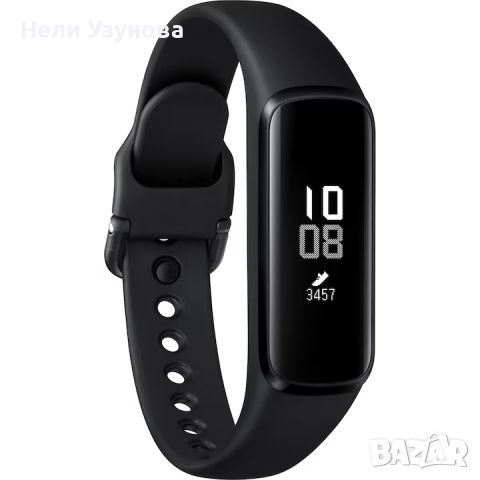 Фитнес гривна Samsung galaxy Fit E Black SM-R375, снимка 9 - Смарт гривни - 45302292