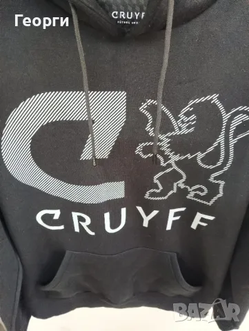 Оригинален мъжки суичър Cruyff Diagonal L , XL ватиран кройф , снимка 11 - Суичъри - 47496975