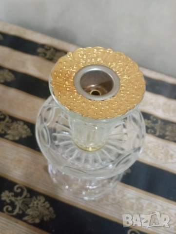Кристален свещник, снимка 2 - Други ценни предмети - 53771294