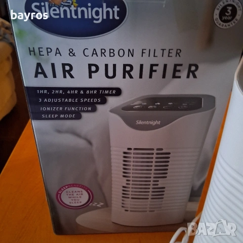 Пречиствател на въздух, йонизатор Silentnight 22W, снимка 4 - Овлажнители и пречистватели за въздух - 53029928