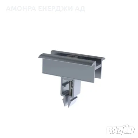 Крайна скоба с click клипс и хром никелов блокиращ болт AR2-EC03-30 за монтаж на соларни системи, снимка 2 - Друга електроника - 49036772