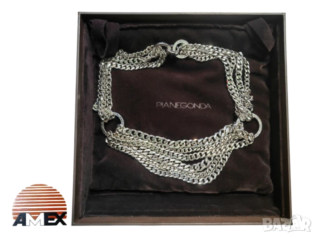 Сребърен комплект Pianegonda, снимка 2 - Колиета, медальони, синджири - 51050416