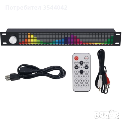 Цифров еквалайзер Smart Technology J3108, Аудио спектрален анализатор, Двуканален 15-лентов стерео г, снимка 8 - Аудиосистеми - 52588016