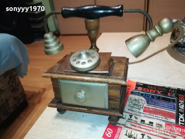 ДЪРВЕН ТЕЛЕФОН ОТ ФРАНЦИЯ 0610251851, снимка 12 - Антикварни и старинни предмети - 51965676