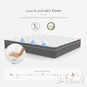 Нови Качествени Хибридби матраци Sweet Night 160/190/25, снимка 2 - Матраци - 51958932