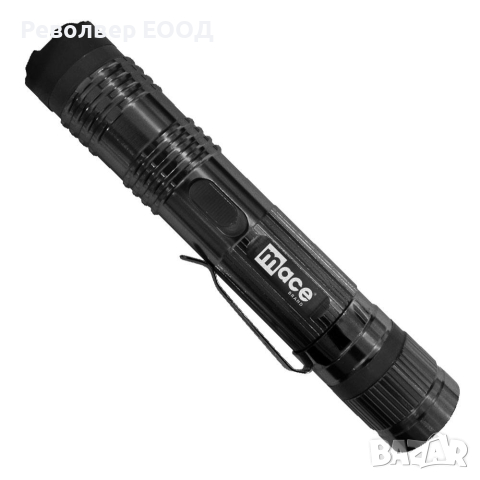 Електрошок - фенер Compact Stun black "Mace", снимка 1 - Оборудване и аксесоари за оръжия - 45032654