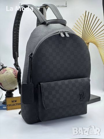 Раница Louis Vuitton черен квадрат реплика , снимка 1 - Раници - 45511662