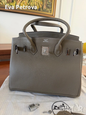 Hermes Birkin 30 дамска чанта того , снимка 2 - Чанти - 54291894