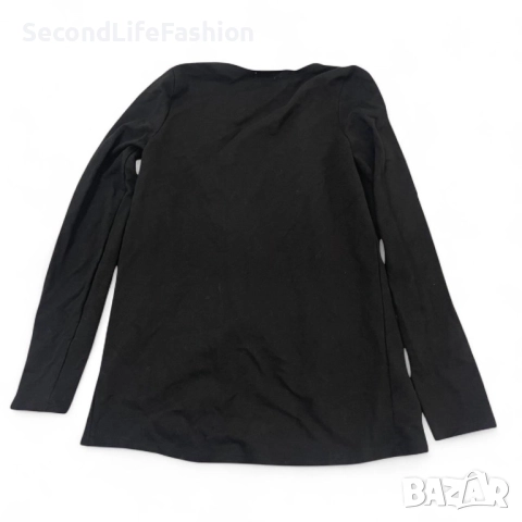 Дамска жилетка блуза DKNY Jeans с мъниста тип прегърни ме черна размер M, снимка 8 - Блузи с дълъг ръкав и пуловери - 52571966