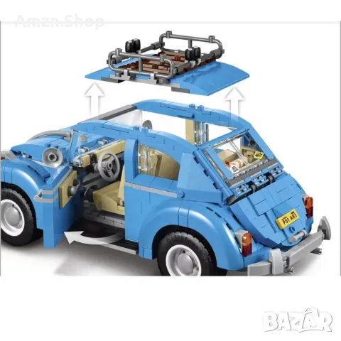 LEGO 10252 Creator Expert Volkswagen Beetle Нов запечатани пликове без кутия, снимка 8 - Колекции - 47653854