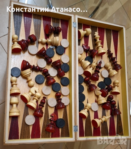 Шах и табла за игра, снимка 14 - Шах и табла - 52441910