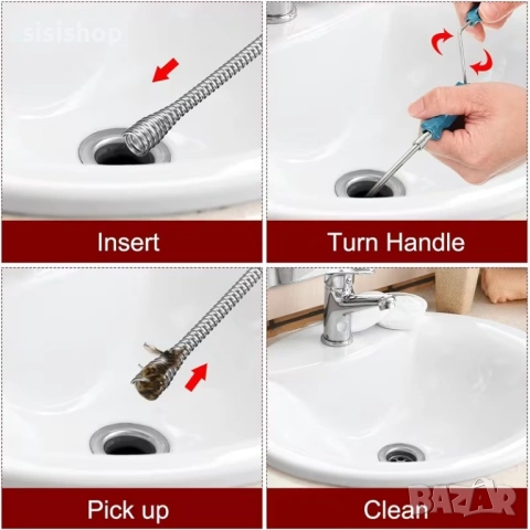 Гъвкава спирала за отпушване на канали и сифони – 5 метра 4976, снимка 6 - Други инструменти - 54071187