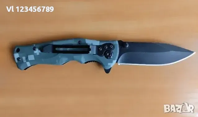 Сгъваем нож с камуфлаж Boker B048 -85х200, снимка 2 - Ножове - 49217332