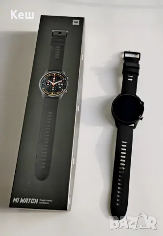 Смарт часовник Xiaomi Mi Watch Black (XMWTCL02), снимка 3 - Смарт гривни - 48040068