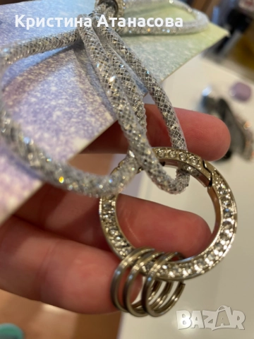 💎✨ Лъскави луксозни красиви модерни 2 шноли + бижу за врата ✨💎, снимка 9 - Други - 52108572