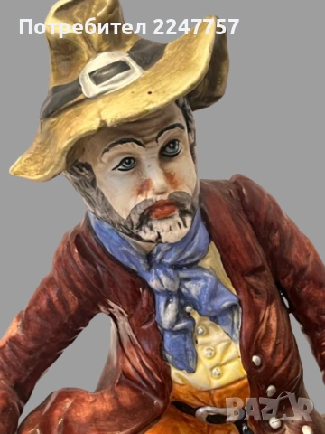 Двойка фигура Capodimonte 32 см, снимка 8 - Антикварни и старинни предмети - 53092607