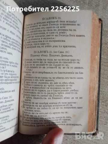 Новий завъть и псалтирь 1900/1897г, снимка 3 - Други ценни предмети - 48352610