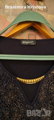 2 дамски рокли (размери 42 и XXL) – втора употреба, много запазени, снимка 3 - Рокли - 53142592