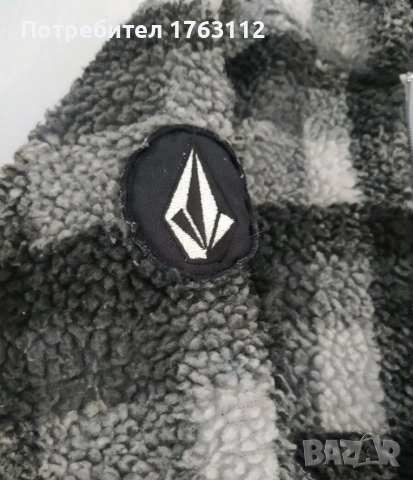 Volcom fluffy горнище, М размер, за 7-8 г.дете, ново, снимка 2 - Детски якета и елеци - 52950392