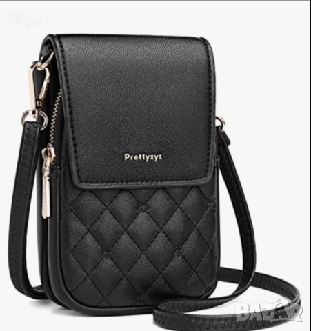 Малка дамска чанта за телефон и документи., снимка 4 - Чанти - 52845329