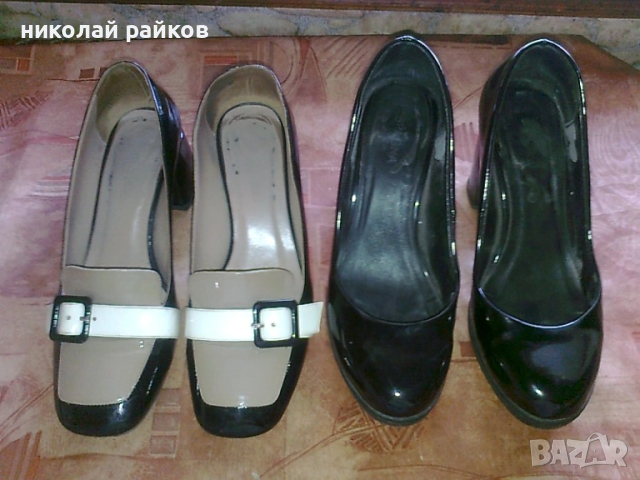 Дамски лачени обувки № 38