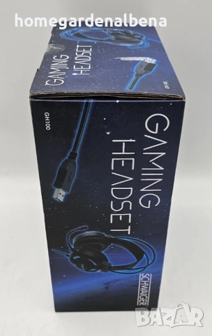 Гейминг слушалки Schwaiger GH100 с LED осветление и микрофон – USB, снимка 4 - Безжични слушалки - 54167280