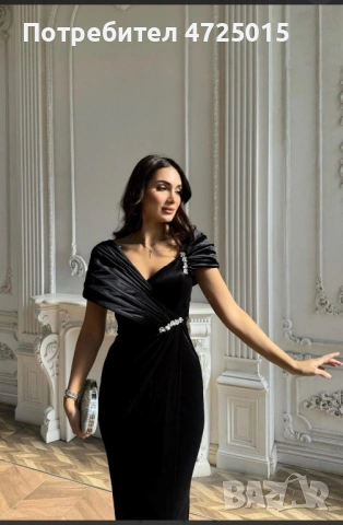 Официална рокля кадифе, снимка 2 - Рокли - 53298935