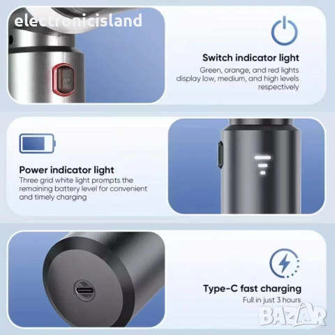 Мощна прахосмукачка QILIEASY, 100W 20000Pa с висока мощност,батерия 6000mAh, мокро и сухо почистване, снимка 5 - Прахосмукачки - 53169302