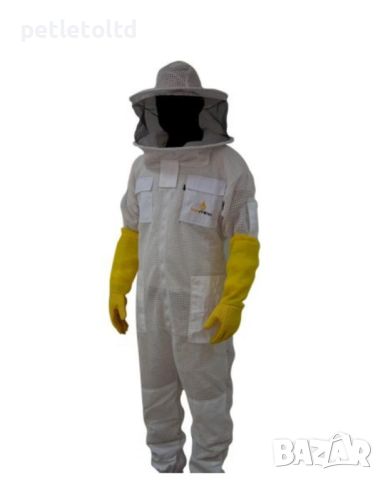 Професионален пчеларски защитен гащеризон ПРОХЛАДА ПАКИСТАН изработен от трипластова дишаща материя, снимка 2 - За пчели - 46021370