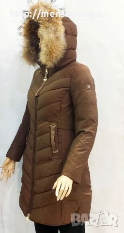 Дамско яке с естествен пух код 12 - 1