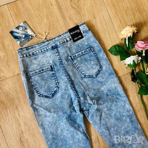 Разпродажба спешно! Нови дамски еластични дънки, снимка 4 - Дънки - 52840919