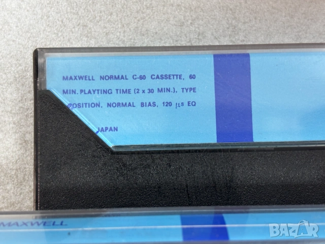 Аудио касети MAXWELL NORMAL C-60 CASSETTE JAPAN /6 броя за 6€/, снимка 3 - Аудио касети - 53827287