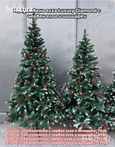 Коледна Елха, снимка 5 - Декорация за дома - 52557050