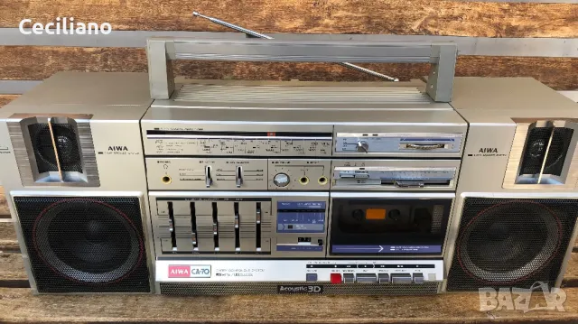 Радиокасетофон AIWA CA 70 (Japan), снимка 1 - Радиокасетофони, транзистори - 47846110