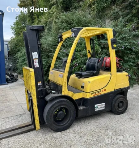 Мотокар Hyster 3.0 - 3 тона - 2008 година - 4500 часа, снимка 1 - Индустриална техника - 47244555