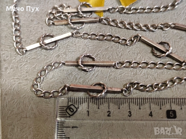 Сребърен синджир (342), снимка 3 - Колиета, медальони, синджири - 51459437