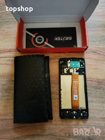 Дисплей за Samsung Galaxy A12, A12s / A125, A127, SM-A125F, SM-A127F тъчскрийн с рамка