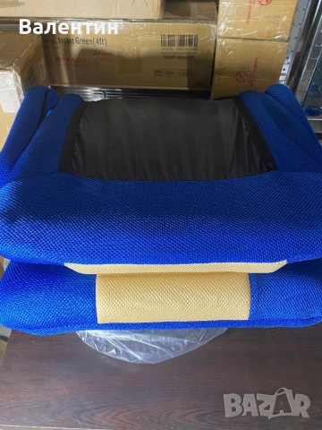 Въртящ се подов геймърски стол COSTWAY, снимка 7 - Столове - 53341501