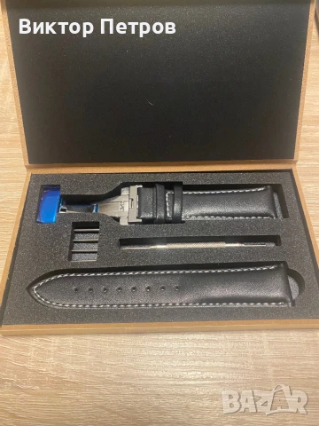 Кожени каишки за часовник размер - 22, снимка 2 - Каишки за часовници - 50705196