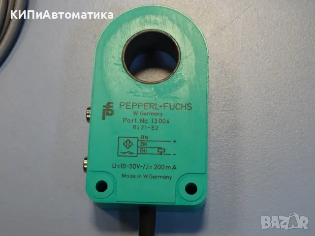 Индуктивен сензор PEPPERL+FUCSH RJ21-E2 inductive sensor, снимка 2 - Резервни части за машини - 47789192