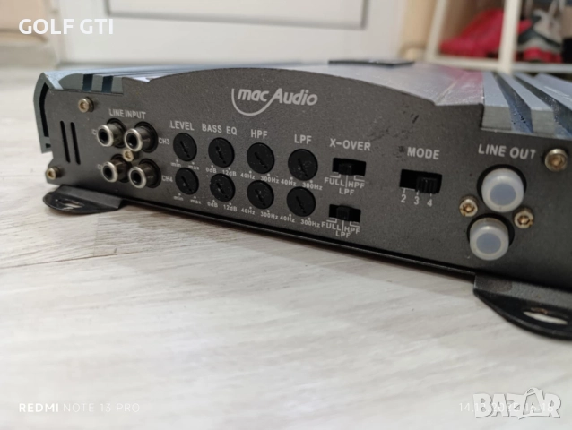 Автоусилвател Mac Audio MPX 4000, снимка 5 - Ресийвъри, усилватели, смесителни пултове - 52805269