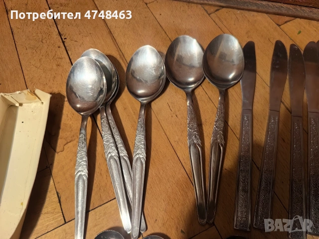 комплекти чисто нови вилици лъжици малки и големи всичко това на снимките , снимка 3 - Прибори за хранене, готвене и сервиране - 53866512