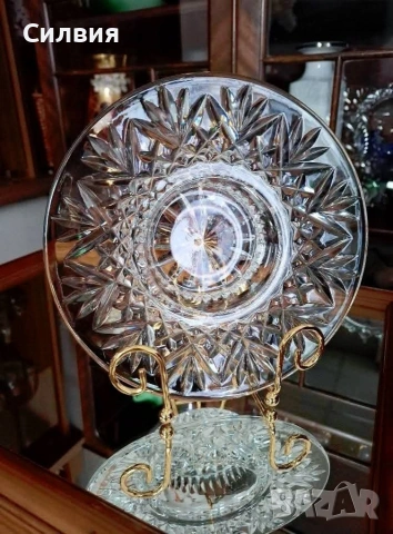 Кристален свещник Waterford , снимка 3 - Декорация за дома - 53708232