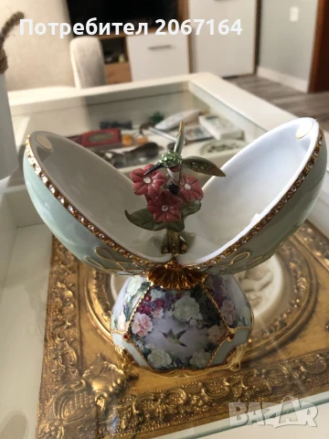 Музикално порцеланови яйце, снимка 4 - Колекции - 51020546