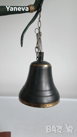 Бронзова камбанка , изчистен дизайн с чист, ясен и продължителен звън. , снимка 3 - Антикварни и старинни предмети - 53889992