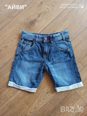 ZARA и DETROIT детски къси дънки, тениска и ризка, снимка 7 - Детски къси панталони - 45436398