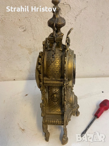 Часовник Бароков стил, снимка 3 - Антикварни и старинни предмети - 53809939