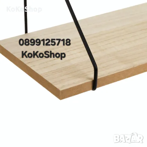 Рафт-40х15х20 см./стенен рафт/стенна етажерка, снимка 3 - Етажерки - 50316168